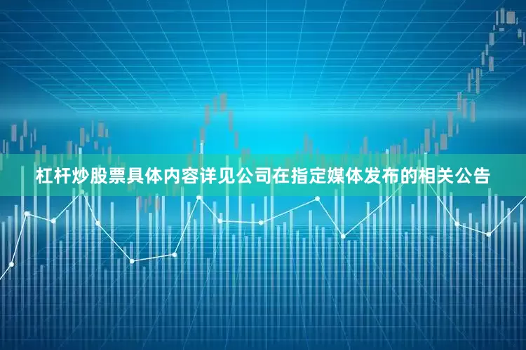 杠杆炒股票具体内容详见公司在指定媒体发布的相关公告
